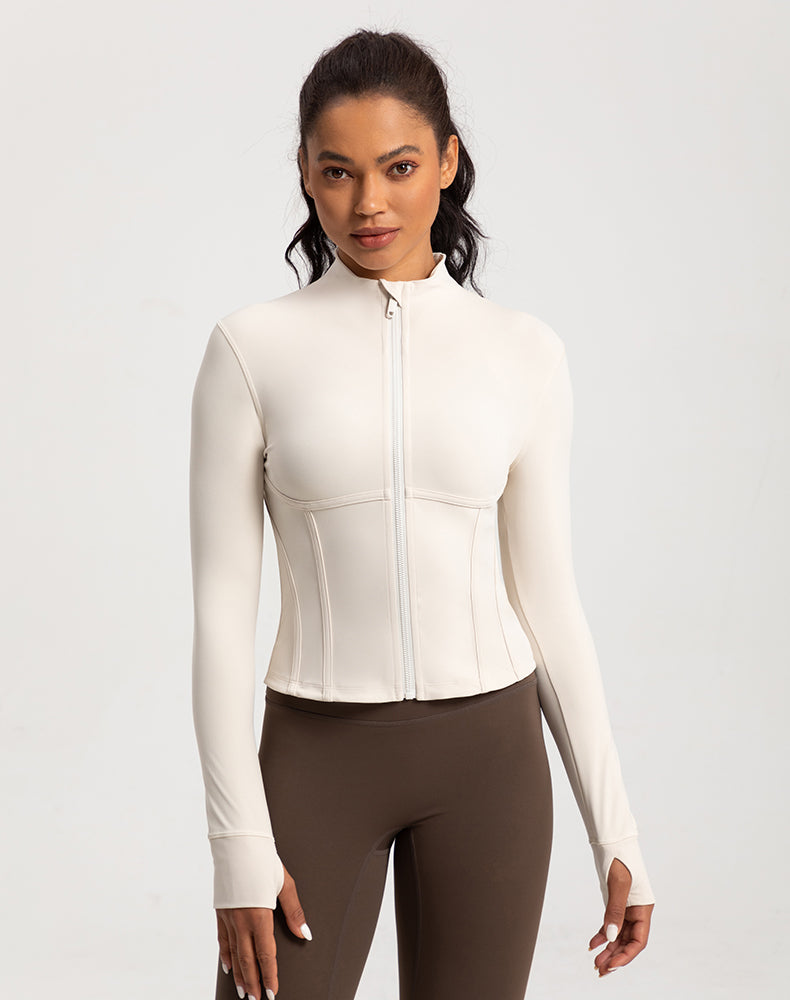 Stand Collar Yoga Jacket