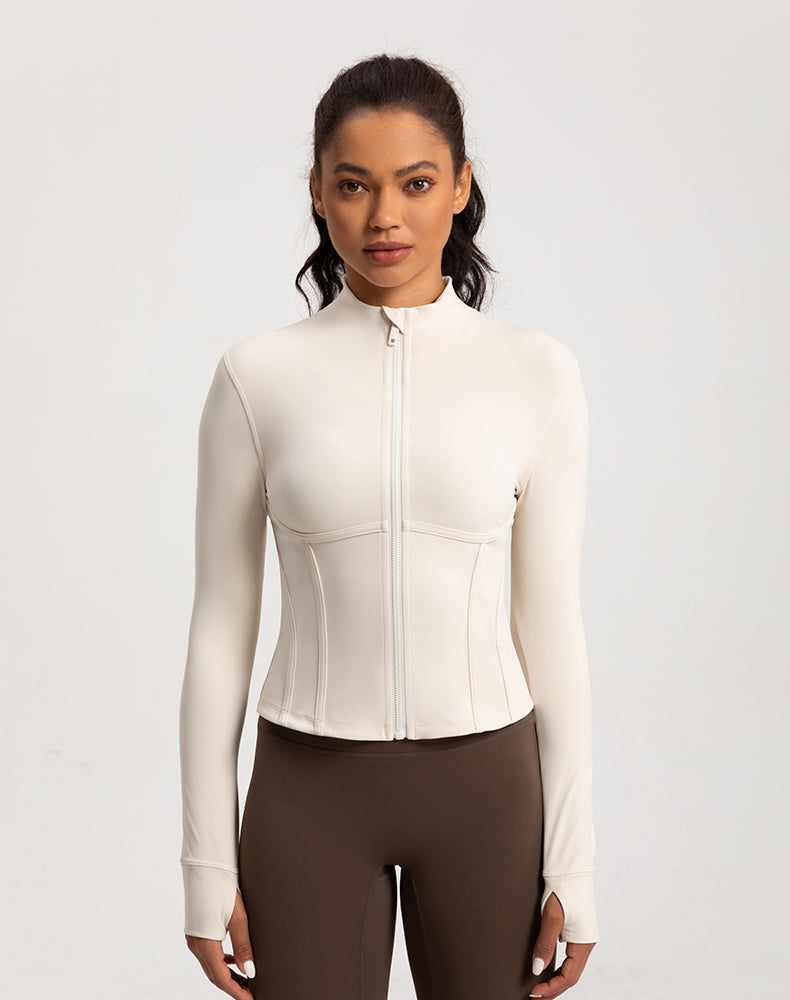 Stand Collar Yoga Jacket