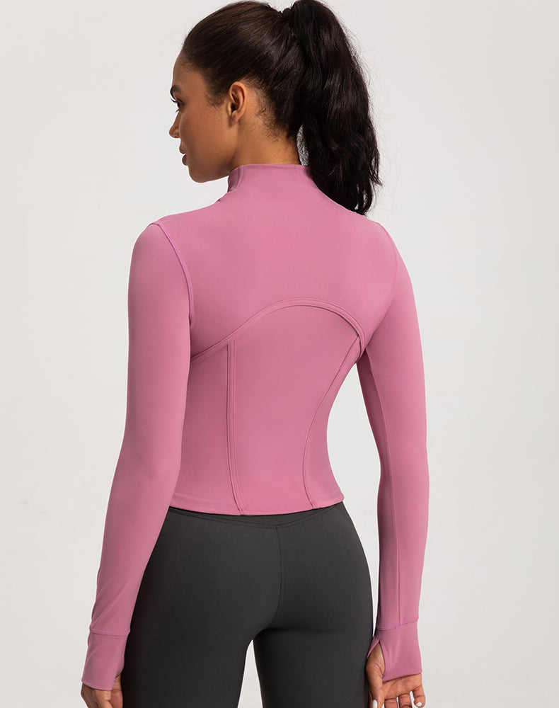 Stand Collar Yoga Jacket