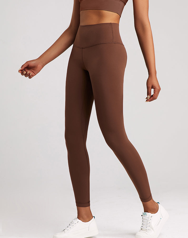 Lycra Wide-Waisted Compression Yoga Pants