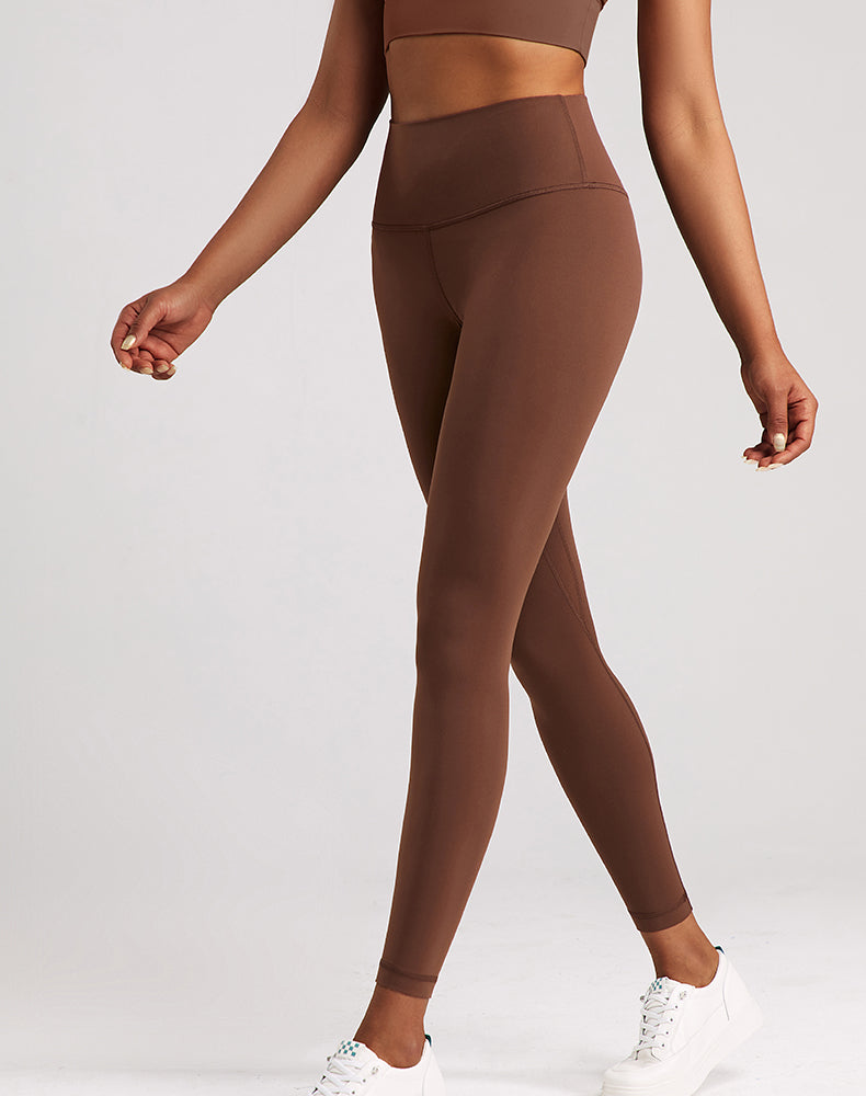 Lycra Wide-Waisted Compression Yoga Pants