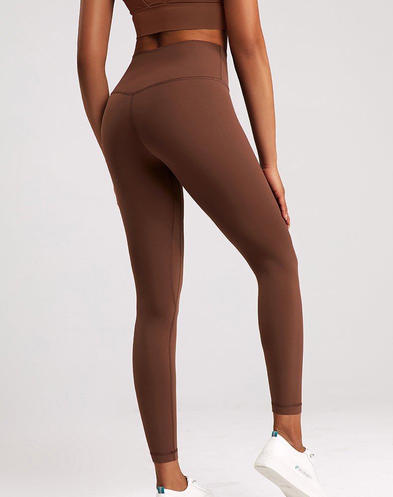 Lycra Wide-Waisted Compression Yoga Pants