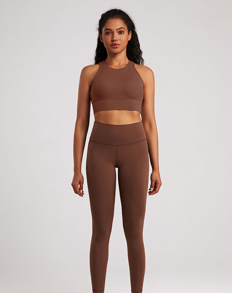 Lycra Wide-Waisted Compression Yoga Pants