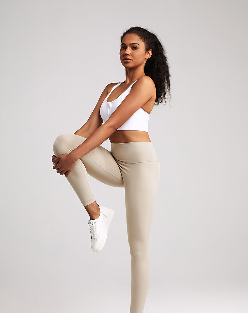 Lycra Wide-Waisted Compression Yoga Pants