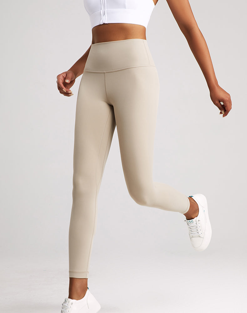 Lycra Wide-Waisted Compression Yoga Pants