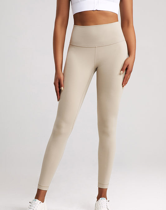 Lycra Wide-Waisted Compression Yoga Pants