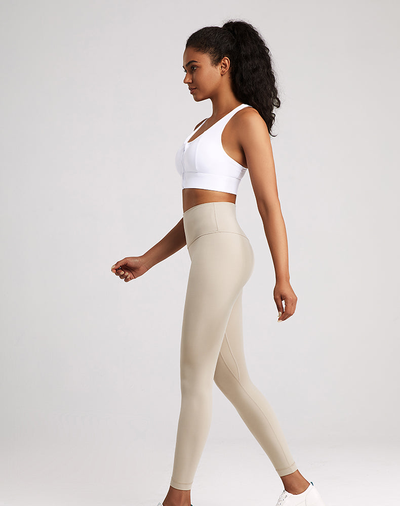 Lycra Wide-Waisted Compression Yoga Pants