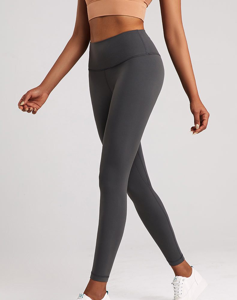 Lycra Wide-Waisted Compression Yoga Pants