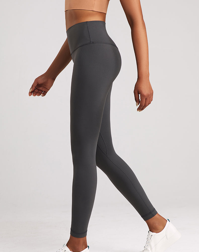 Lycra Wide-Waisted Compression Yoga Pants