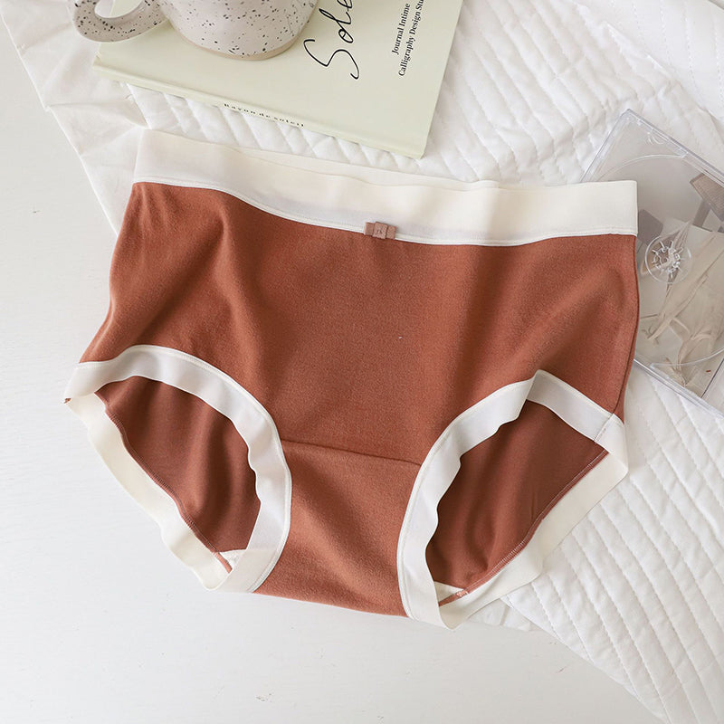 Imitation Cashmere Mid Waist Briefs