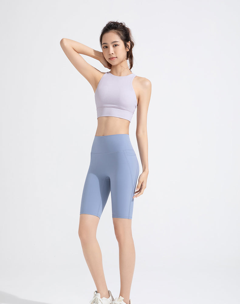 Side Pockets Yoga Shorts