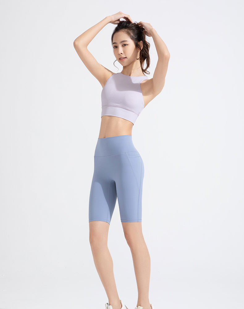 Side Pockets Yoga Shorts