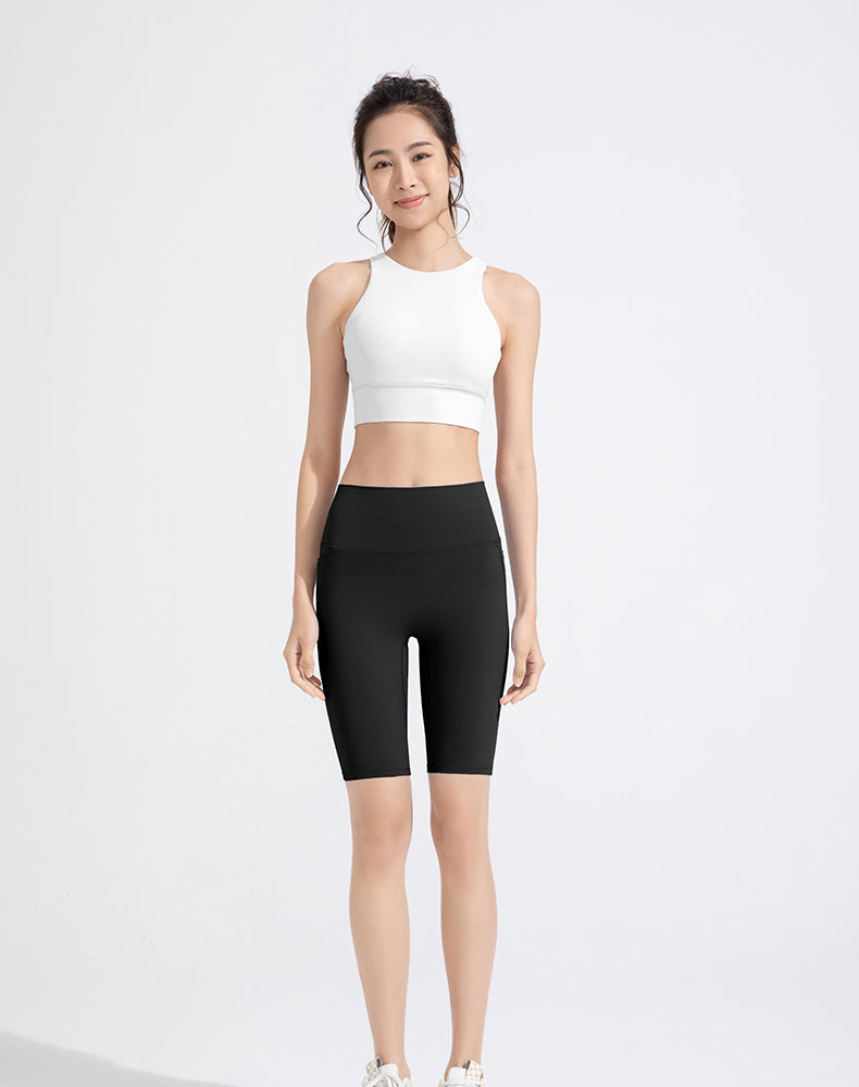 Side Pockets Yoga Shorts