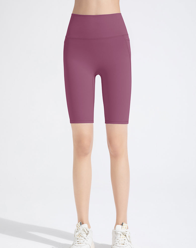 Side Pockets Yoga Shorts