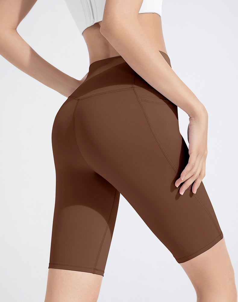 Side Pockets Yoga Shorts