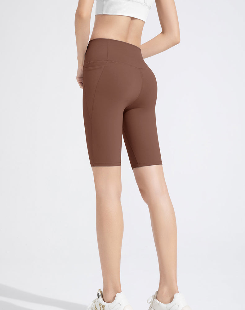 Side Pockets Yoga Shorts