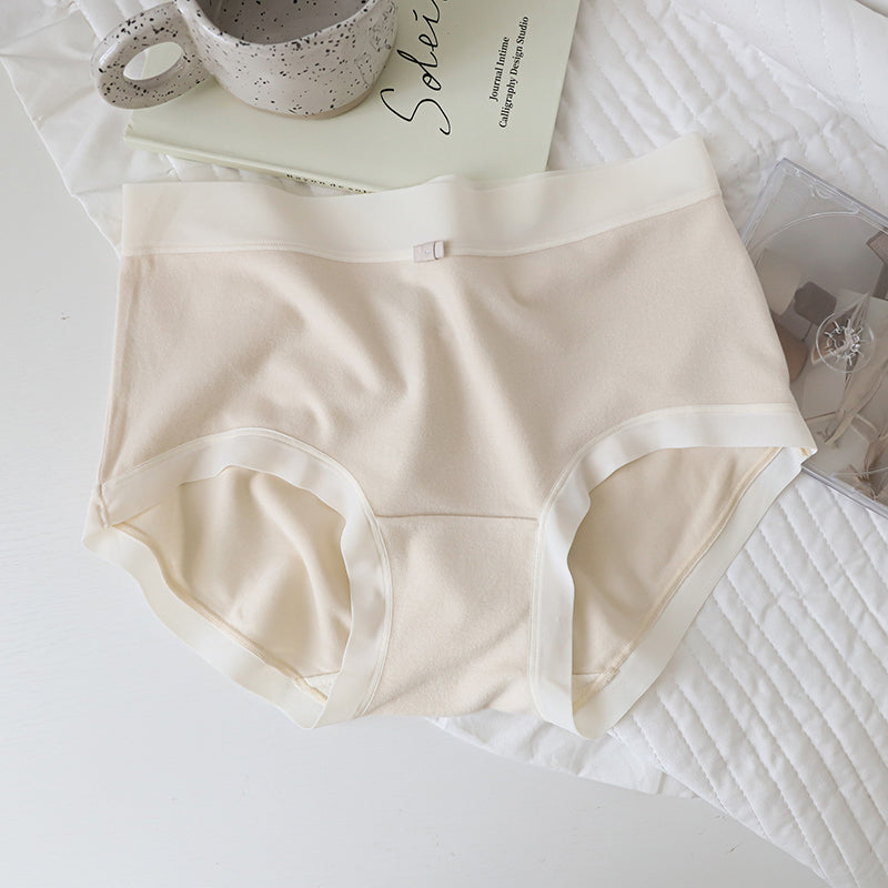 Imitation Cashmere Mid Waist Briefs