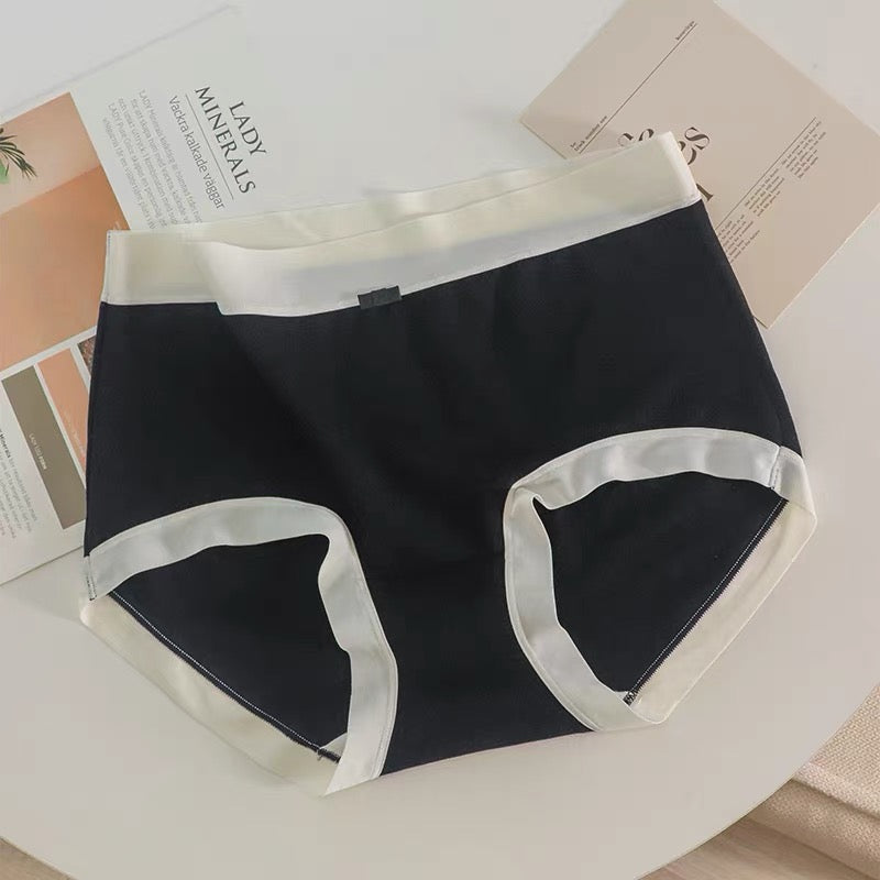 Imitation Cashmere Mid Waist Briefs