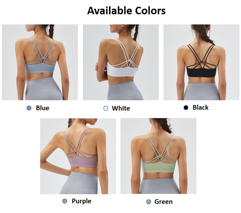 Five-Strap Yoga Bra